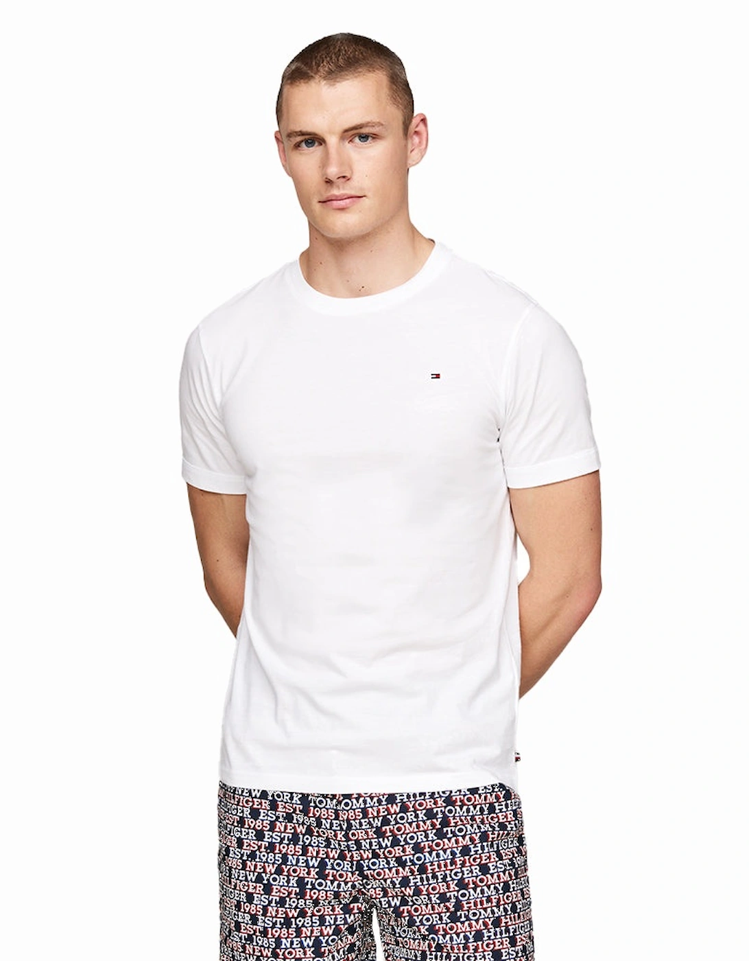Slim lounge T-Shirt, White