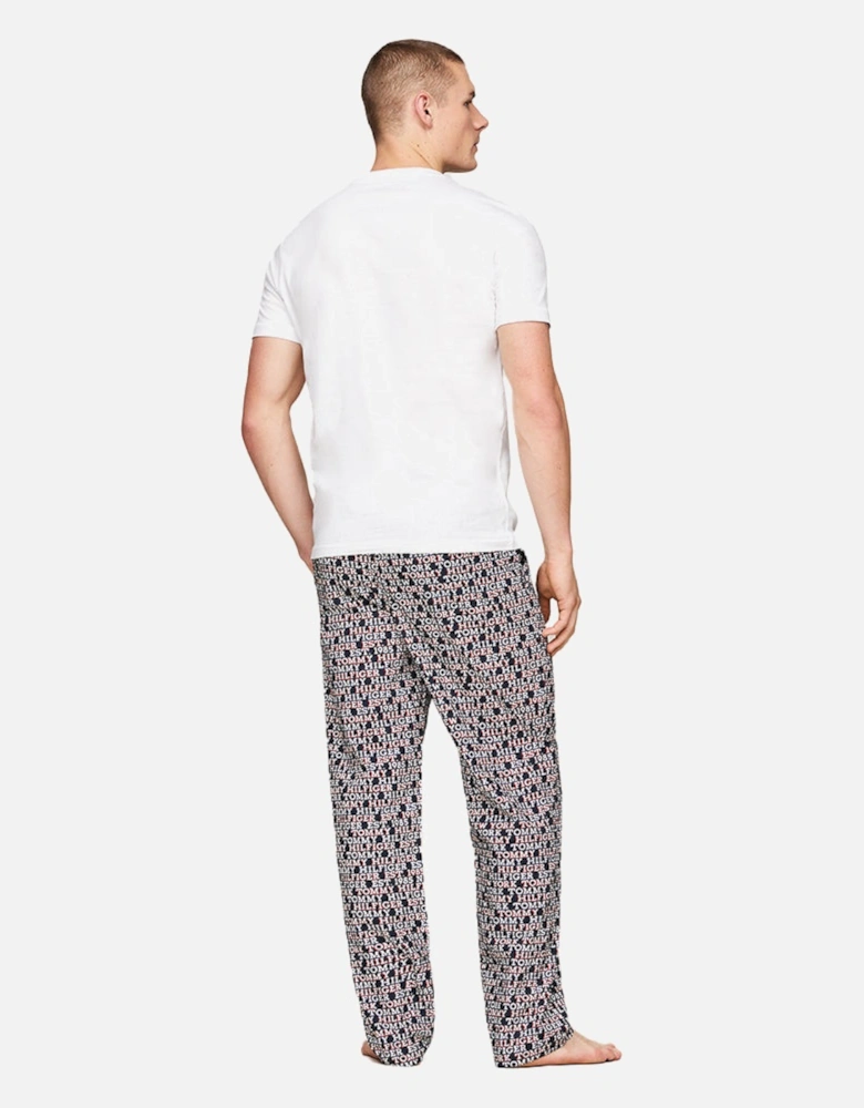 Slim lounge T-Shirt, White