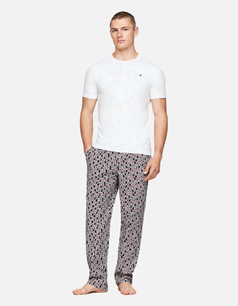 Slim lounge T-Shirt, White