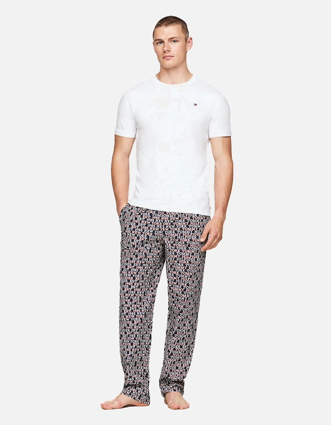 Slim lounge T-Shirt, White