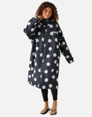 Navy Polka Dot