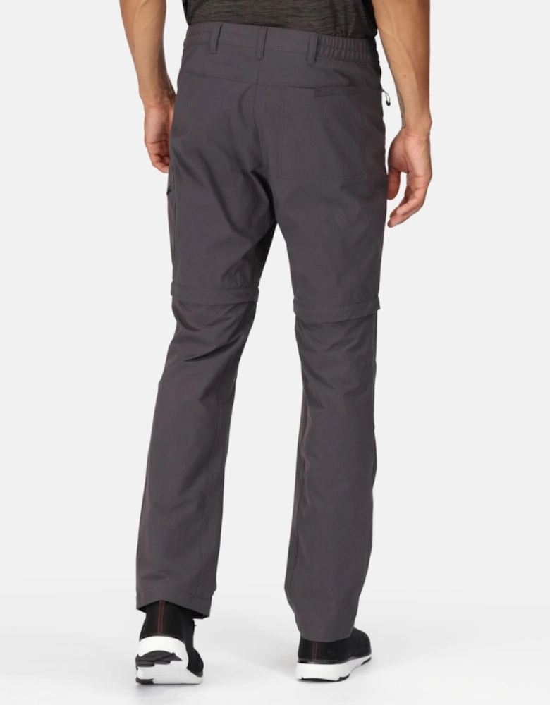 Mens Highton Zip Off Polyamide Walking Trouser Short