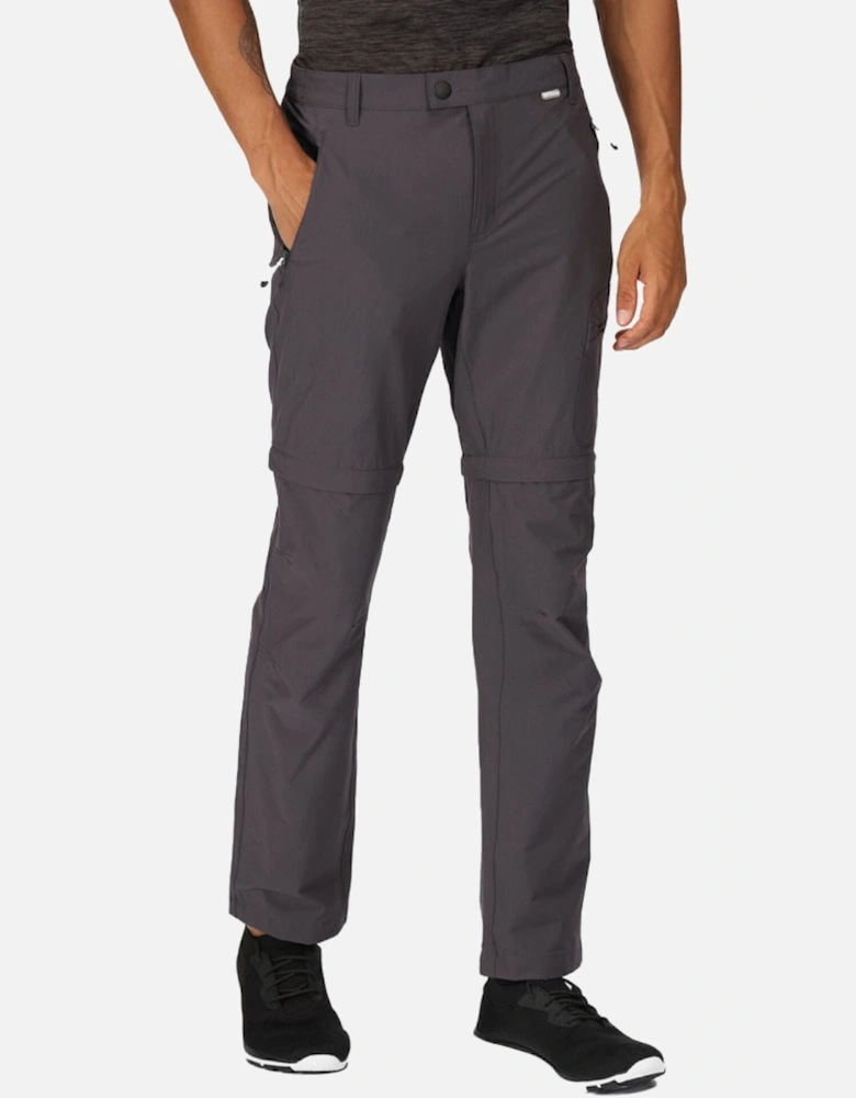 Mens Highton Zip Off Polyamide Walking Trouser Short