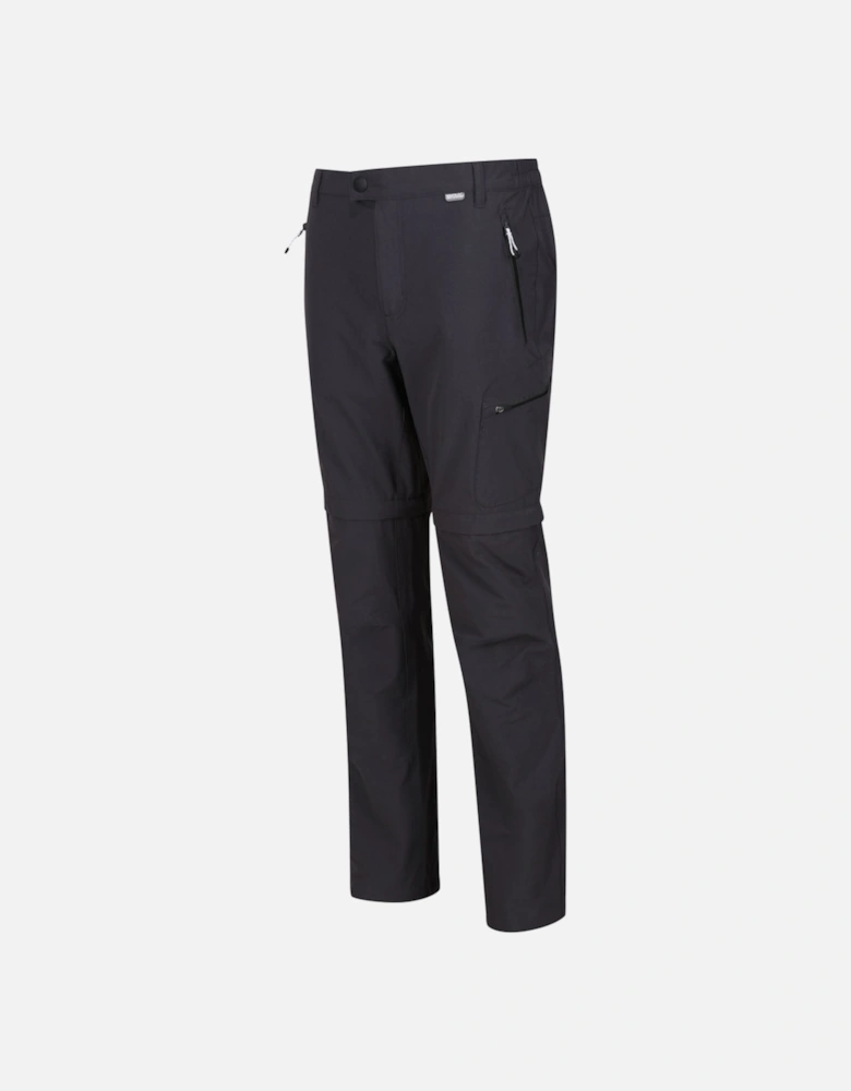 Mens Highton Zip Off Polyamide Walking Trouser Short