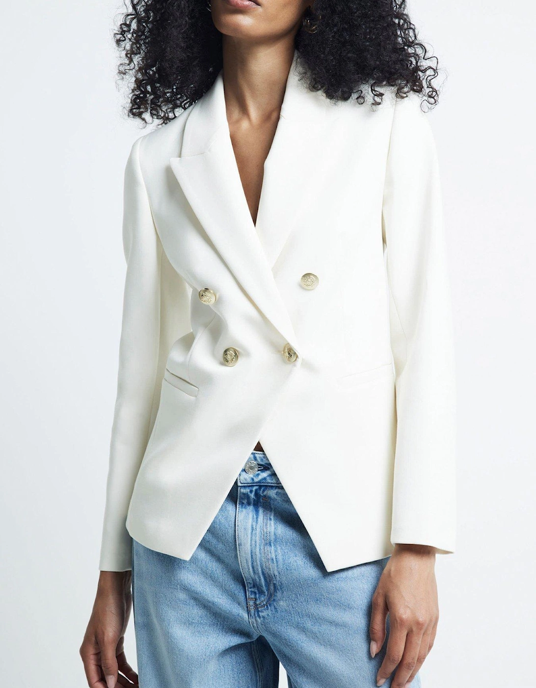 Structured Blazer - Cream, 5 of 4