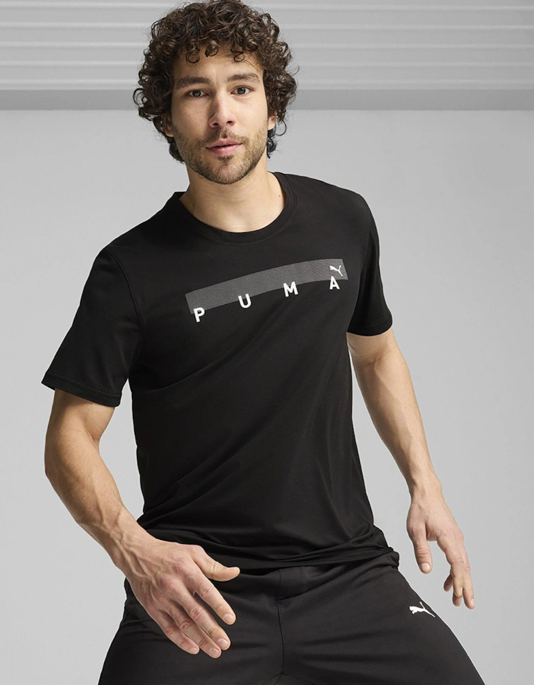 Mens Training Energy Cloudspun Graphic Tee - Black