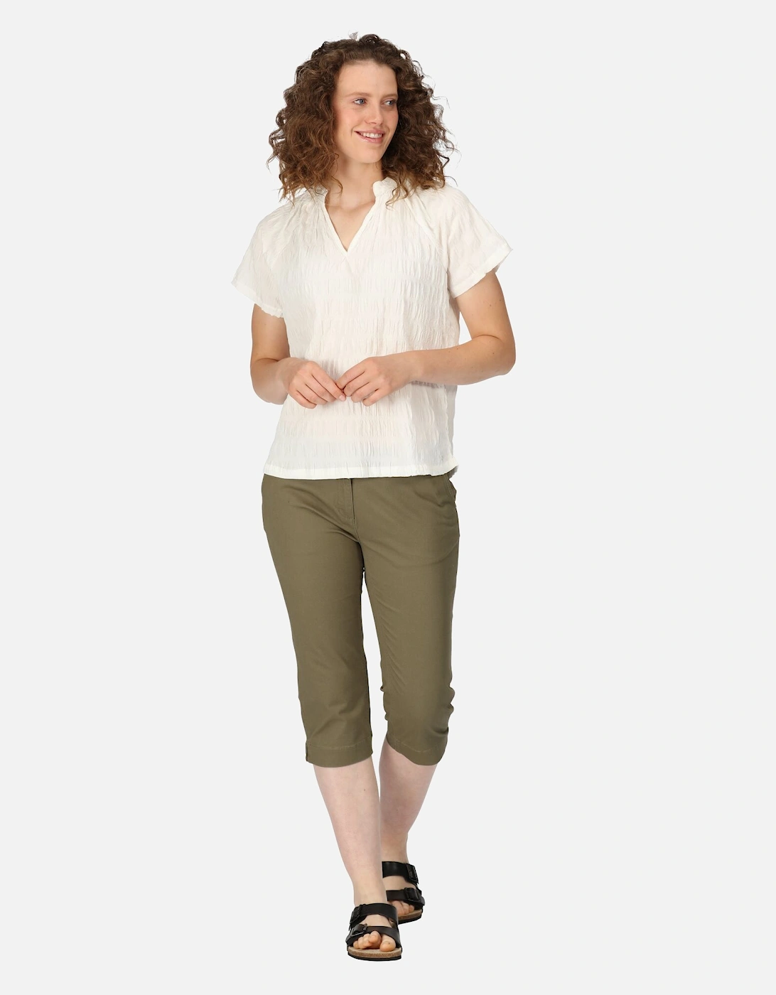 Womens/Ladies Bayla Cropped Trousers