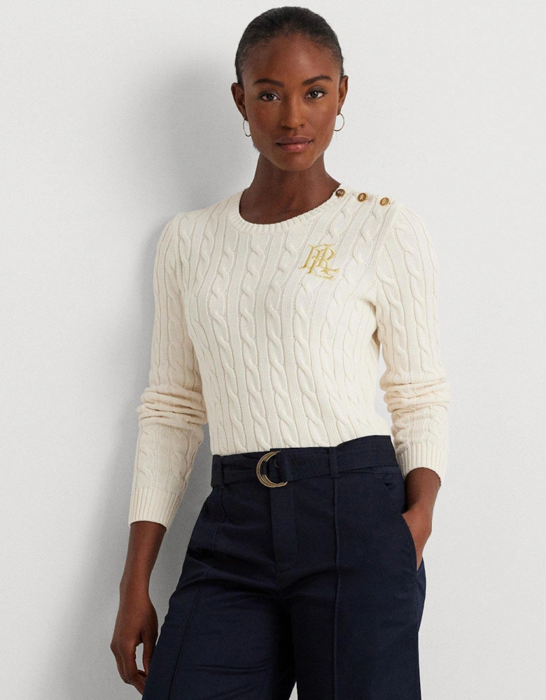 Montiva Long Sleeve Jumper - Cream