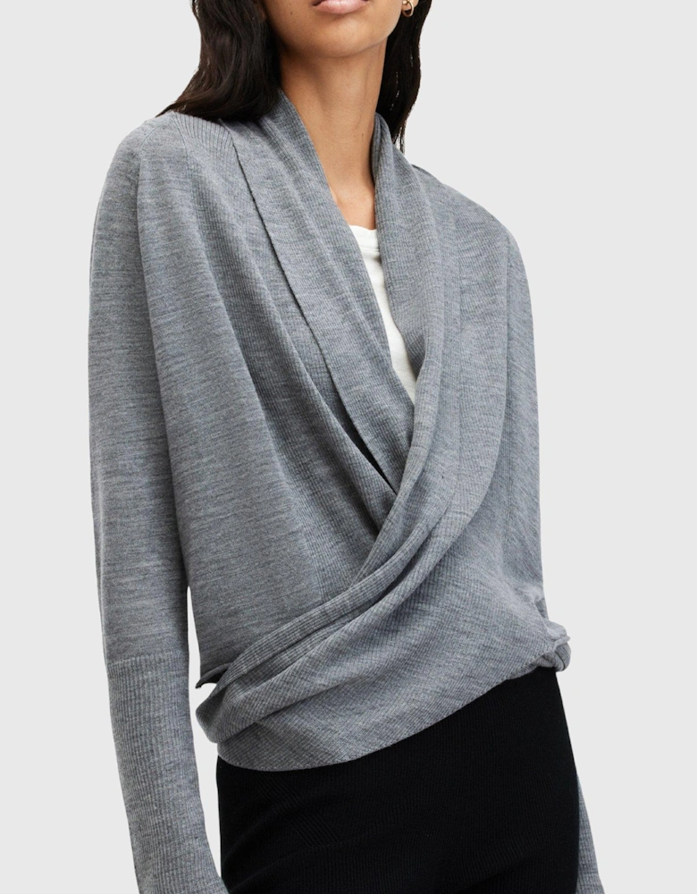 Wasson Pirate Cardigan - Grey