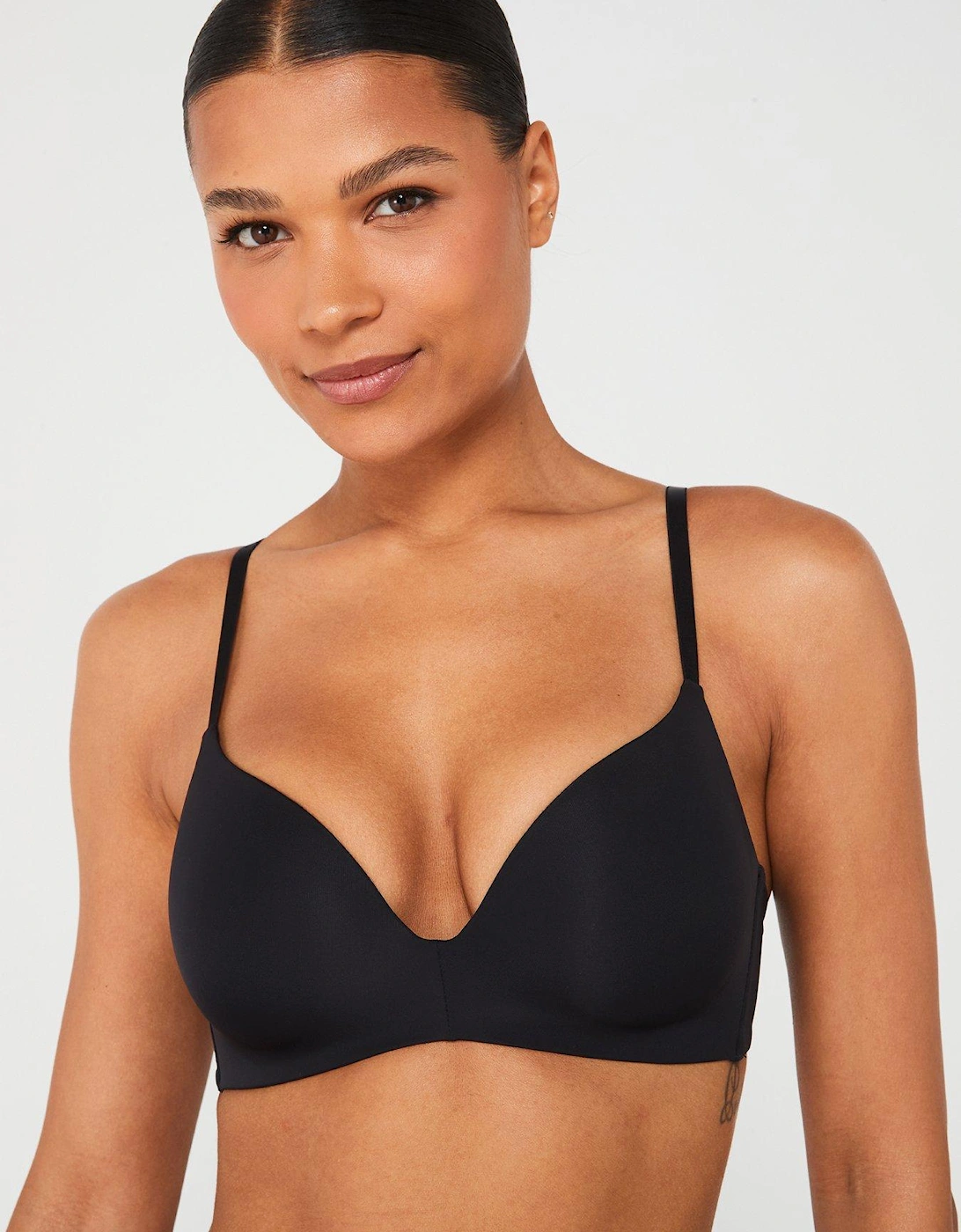 Light Padded Wireless Bra - Black, 2 of 1