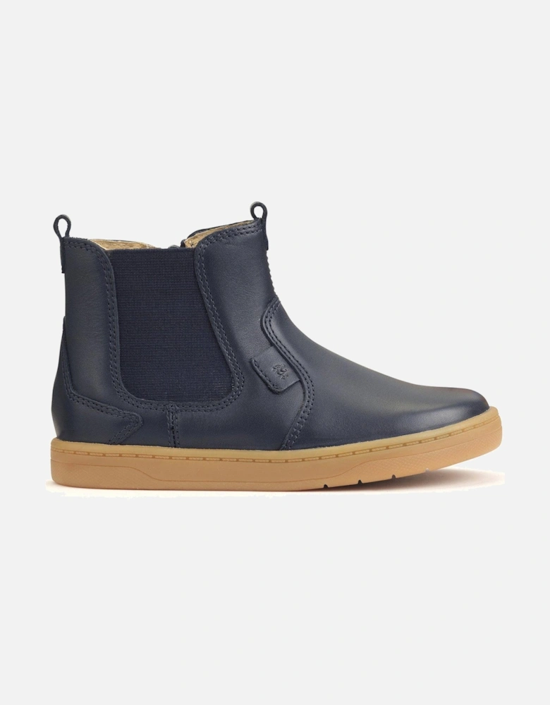 Energy Navy Leather Chelsea Boot