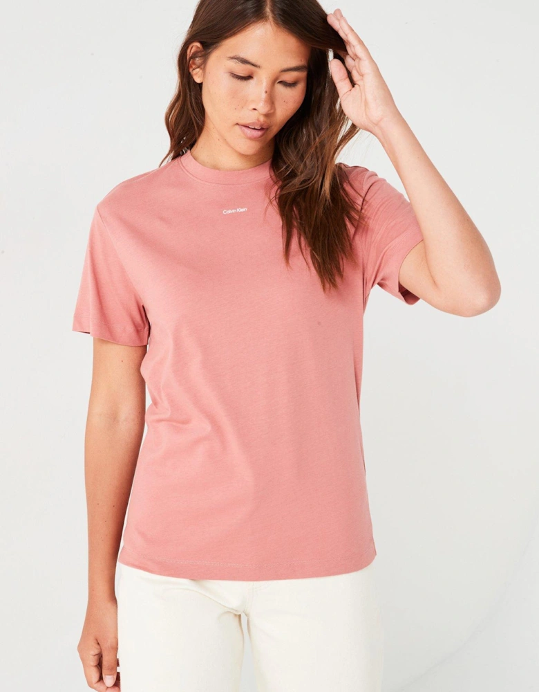 Micro Logo T-Shirt - Pink