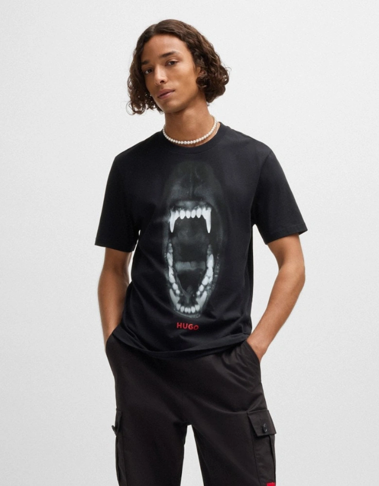 HUGO Dayaking Mens Graphic Print T-Shirt