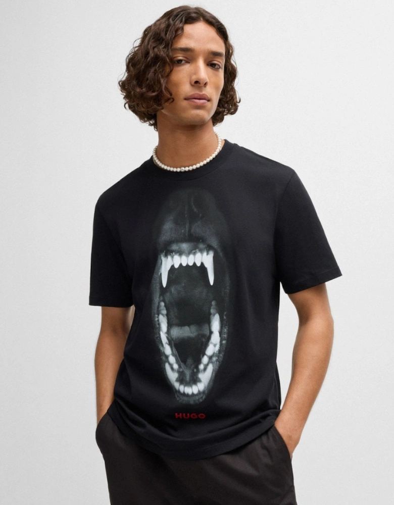 HUGO Dayaking Mens Graphic Print T-Shirt