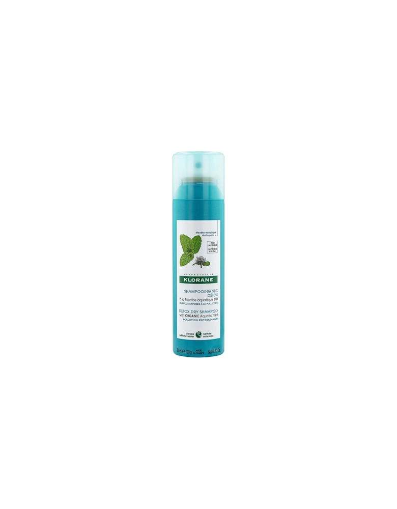 Detox Dry Shampoo with Organic Aquatic Mint for Pollution-Exposed Hair 150ml - KLORANE