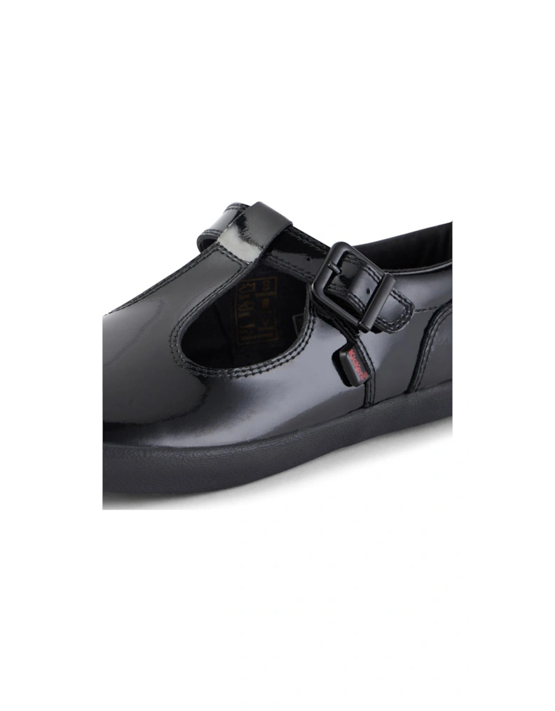 Kariko T Bar  Flat Shoes - Black