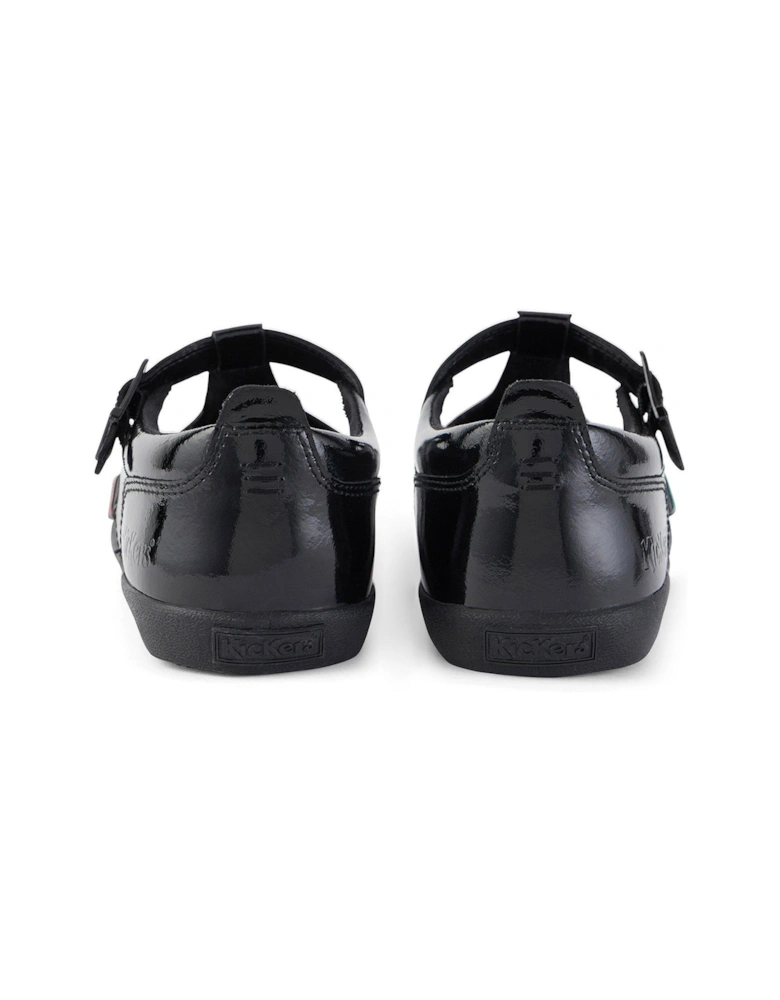 Kariko T Bar  Flat Shoes - Black