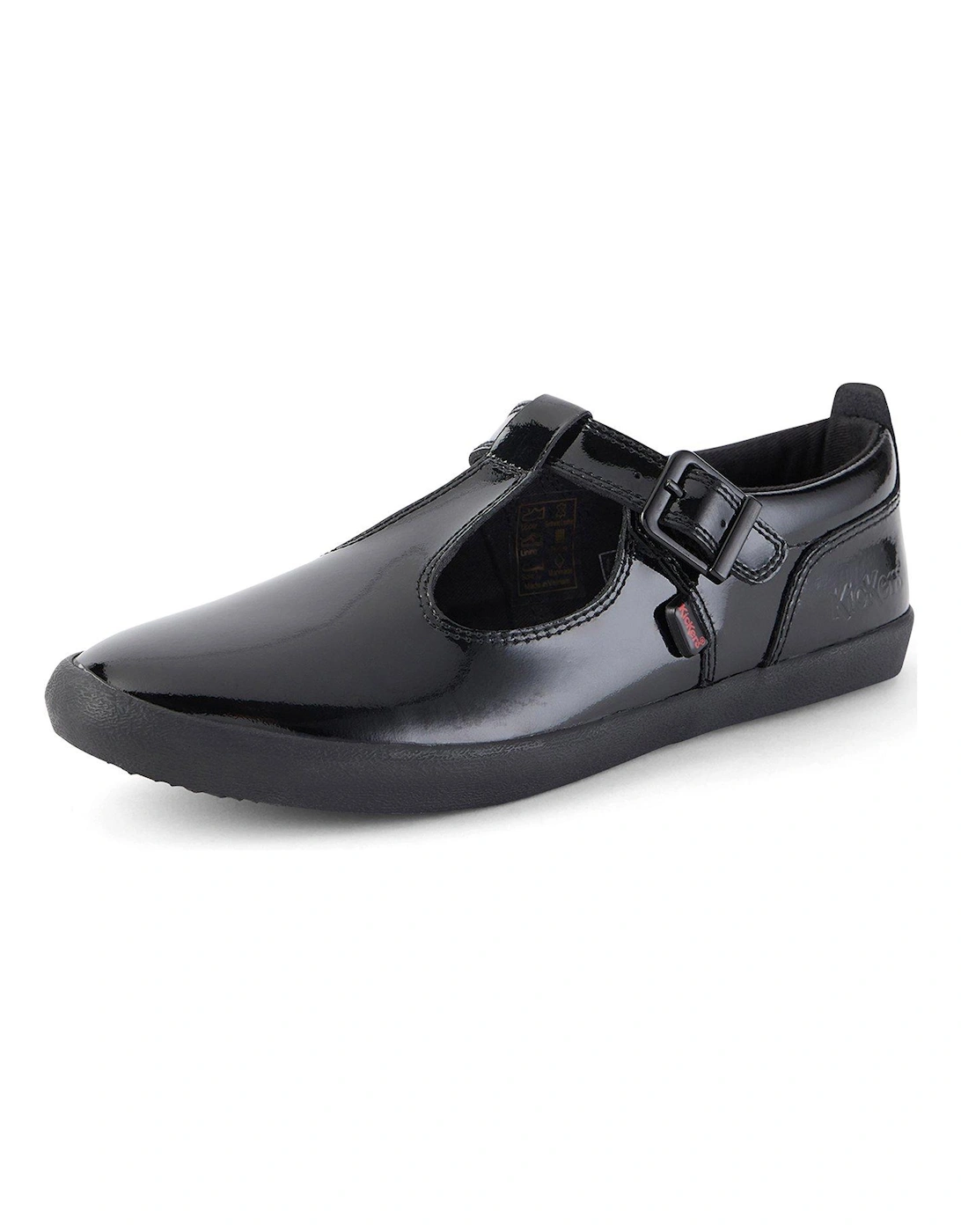 Kariko T Bar  Flat Shoes - Black