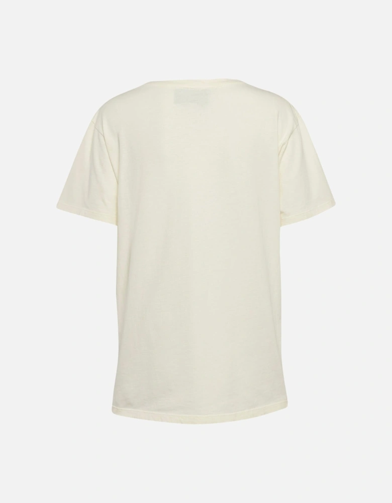 Interlocking GG Logo Slim Fit White T-Shirt