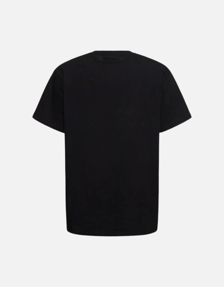 Lamb Logo Oversized Fit Black T-Shirt