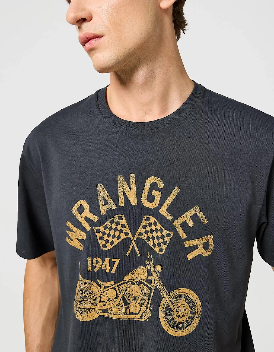 Men's Americana Tee Faded Black