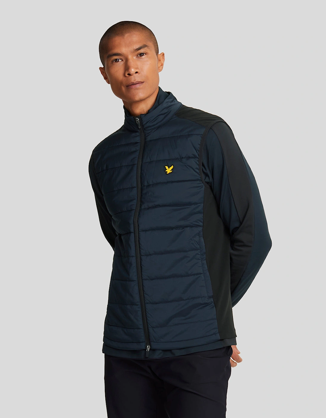 Lyle And Scott Men's Navy Wadded Golf Gilet - : 44/Regular Xxl