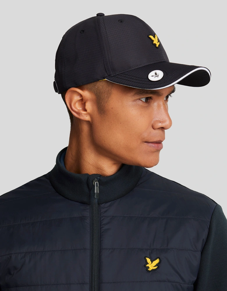 Baffle Quilted Golf Full Zip Jacket