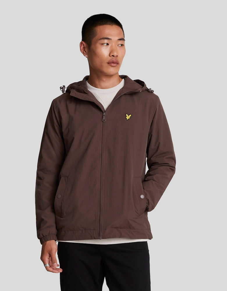 Zip Through Hooded Jacket