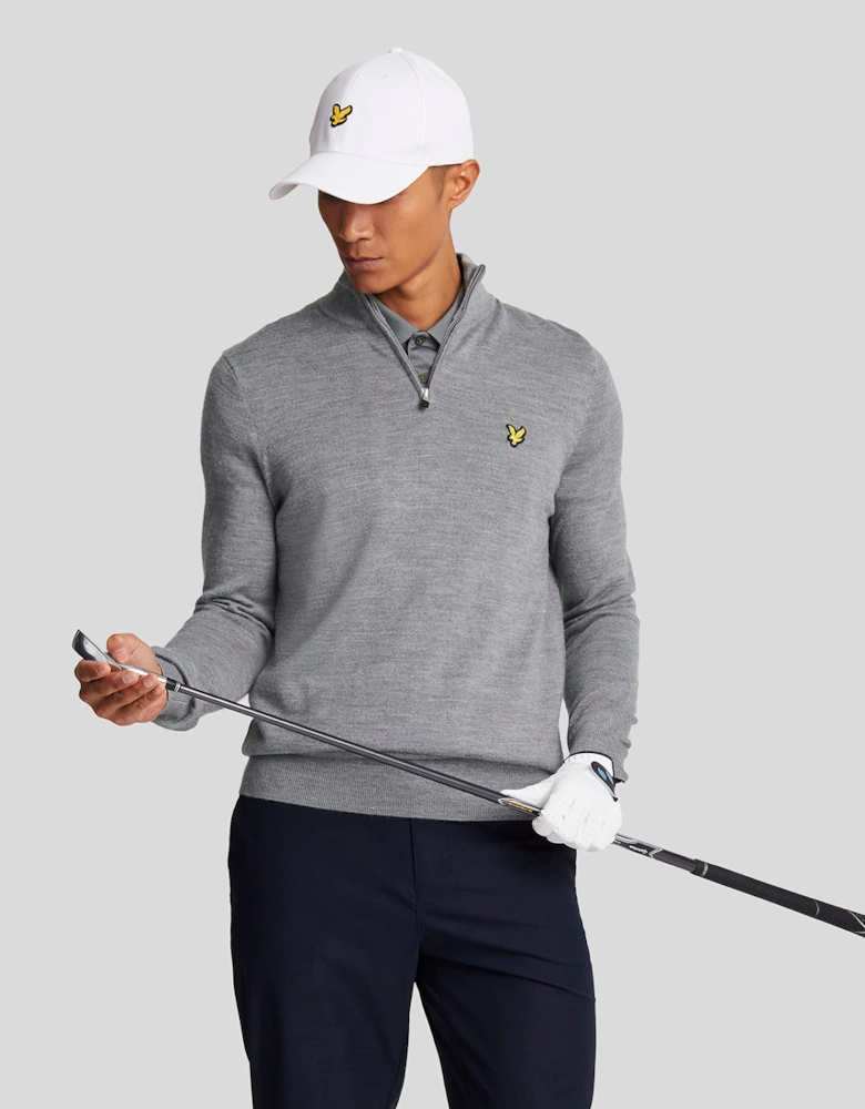 Golf 1/4 Zip Merino Jumper