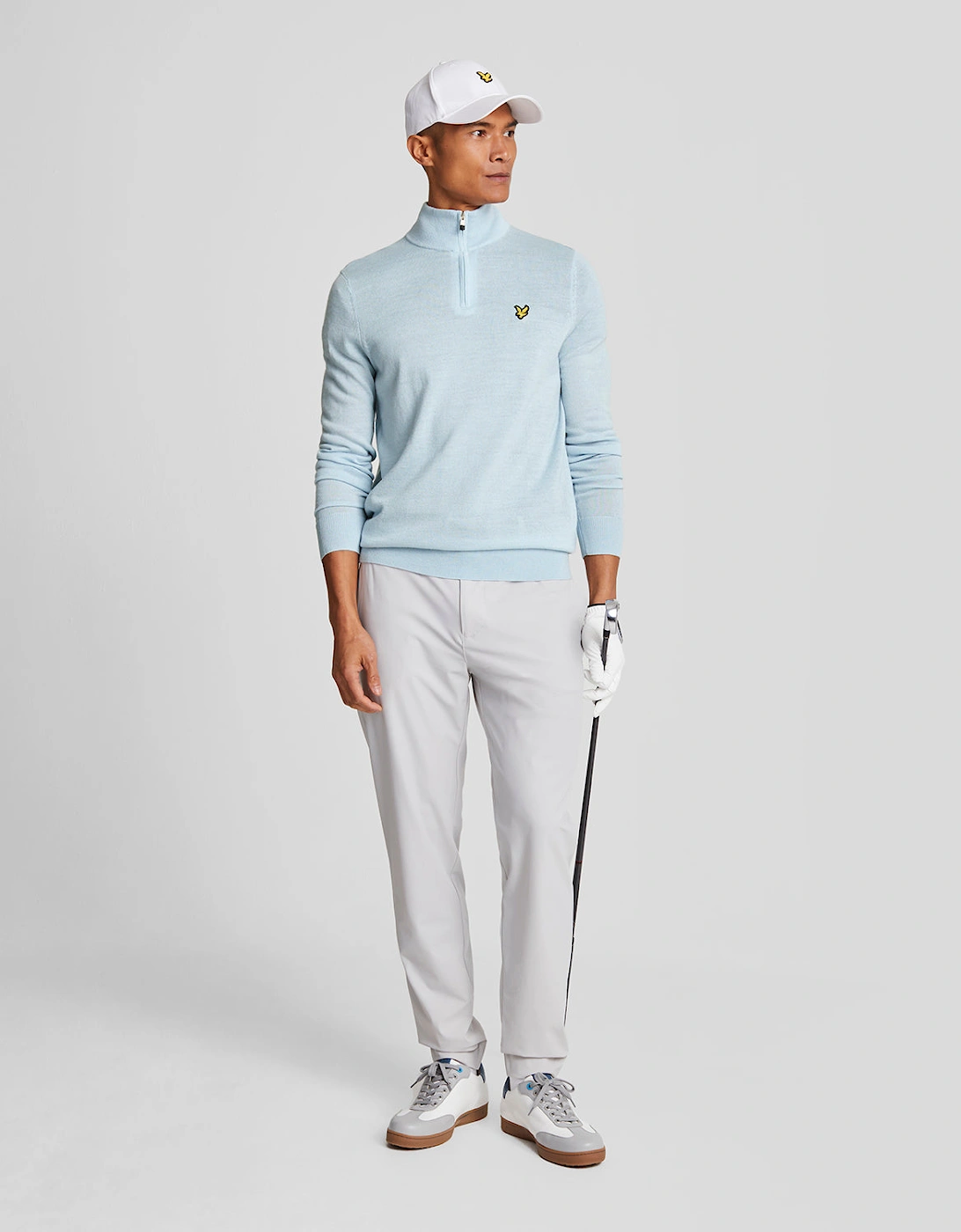 Golf 1/4 Zip Merino Jumper