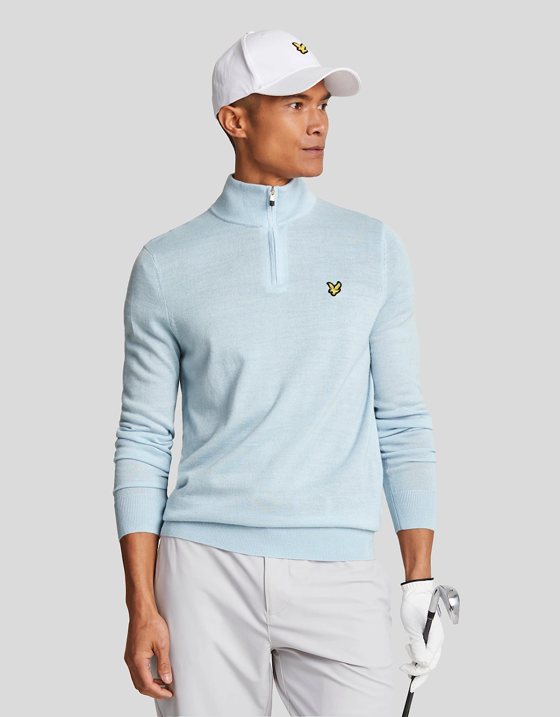 Golf 1/4 Zip Merino Jumper, 6 of 5