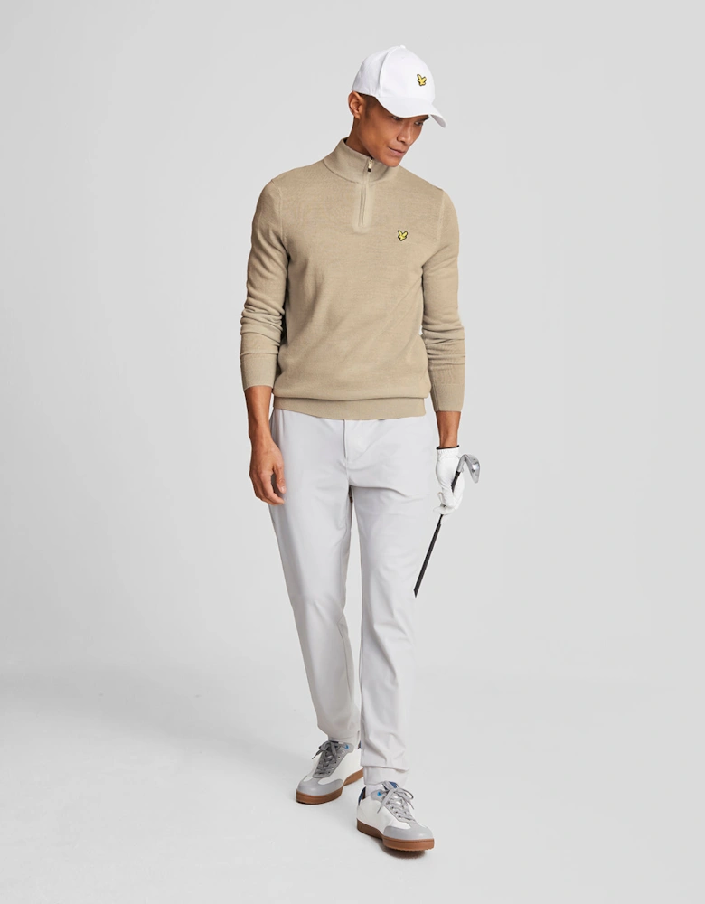 Golf 1/4 Zip Merino Jumper