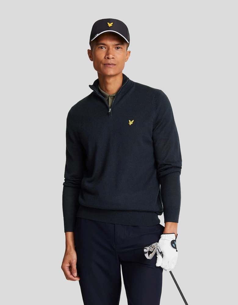 Golf 1/4 Zip Merino Jumper