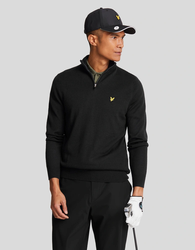 Golf 1/4 Zip Merino Jumper