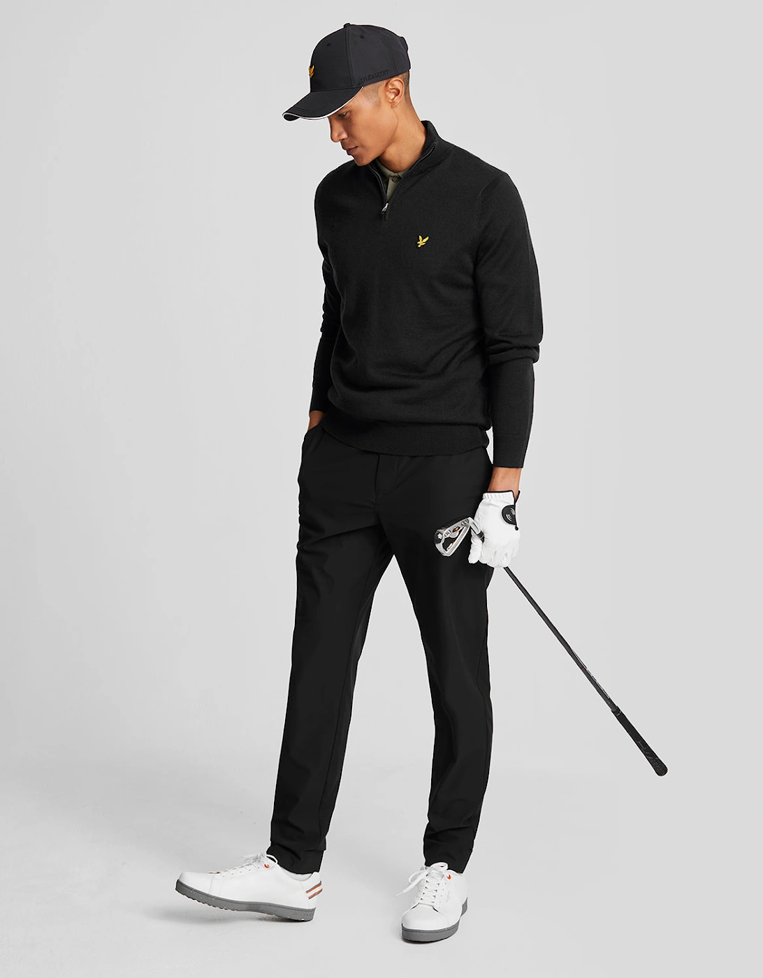 Golf 1/4 Zip Merino Jumper