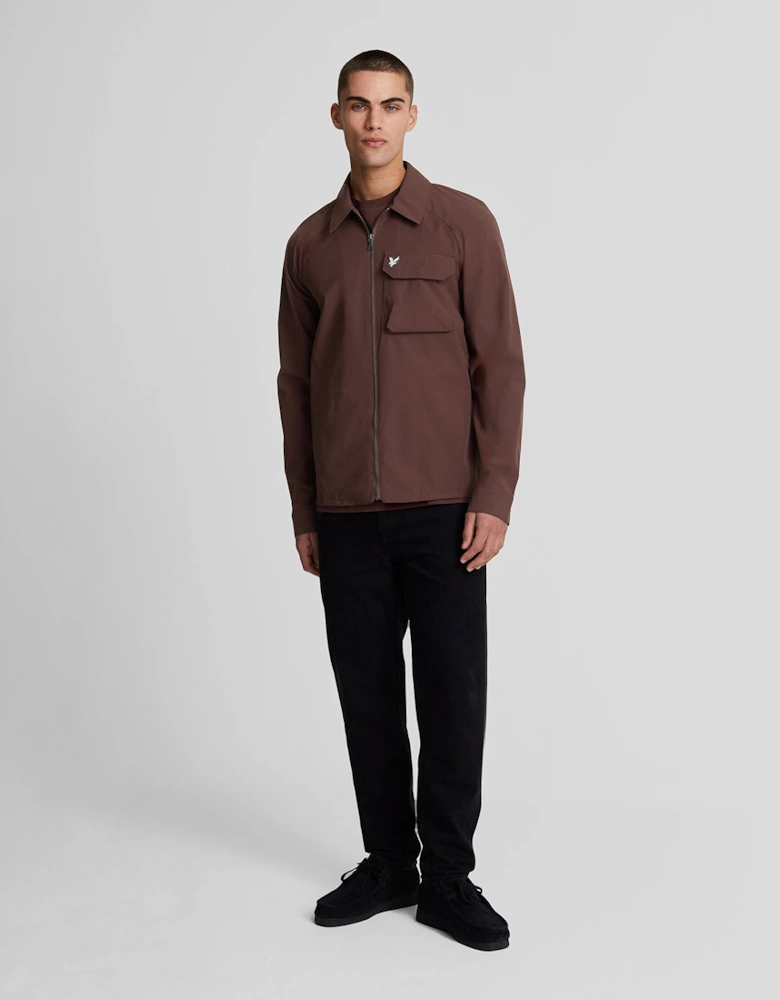 Pocketed Softshell Overshirt