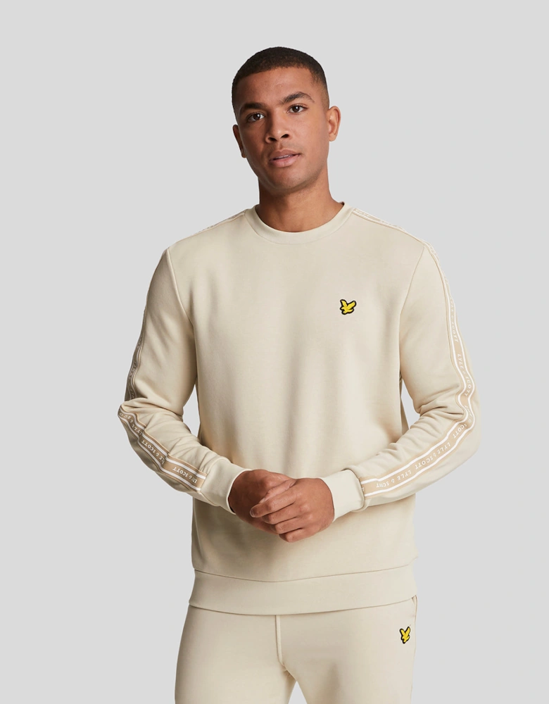 Sports Tape Crew Neck Sweatshirt