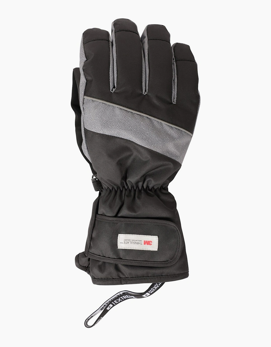 Men's Mountain Warehouse Mens Thinsulate Ski Gloves - Grey/Multi - Size: L