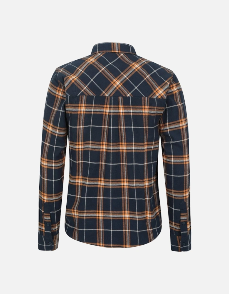 Mens Trace Flannel Long-Sleeved Shirt