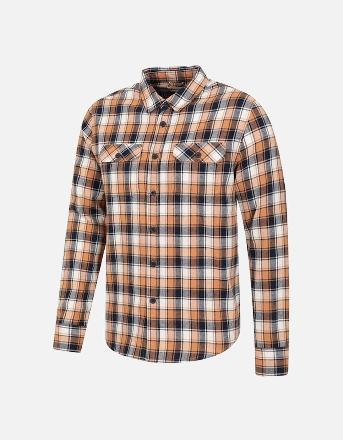 Mens Trace Flannel Long-Sleeved Shirt