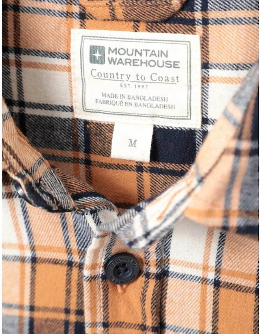 Mens Trace Flannel Long-Sleeved Shirt