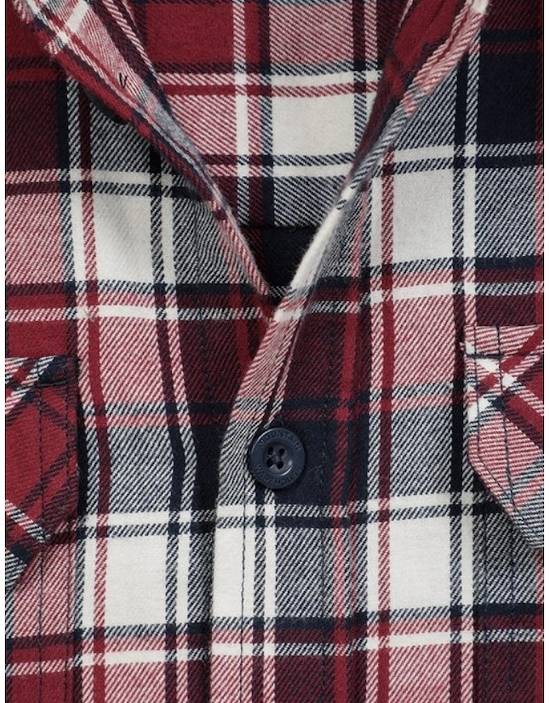 Mens Trace Flannel Long-Sleeved Shirt