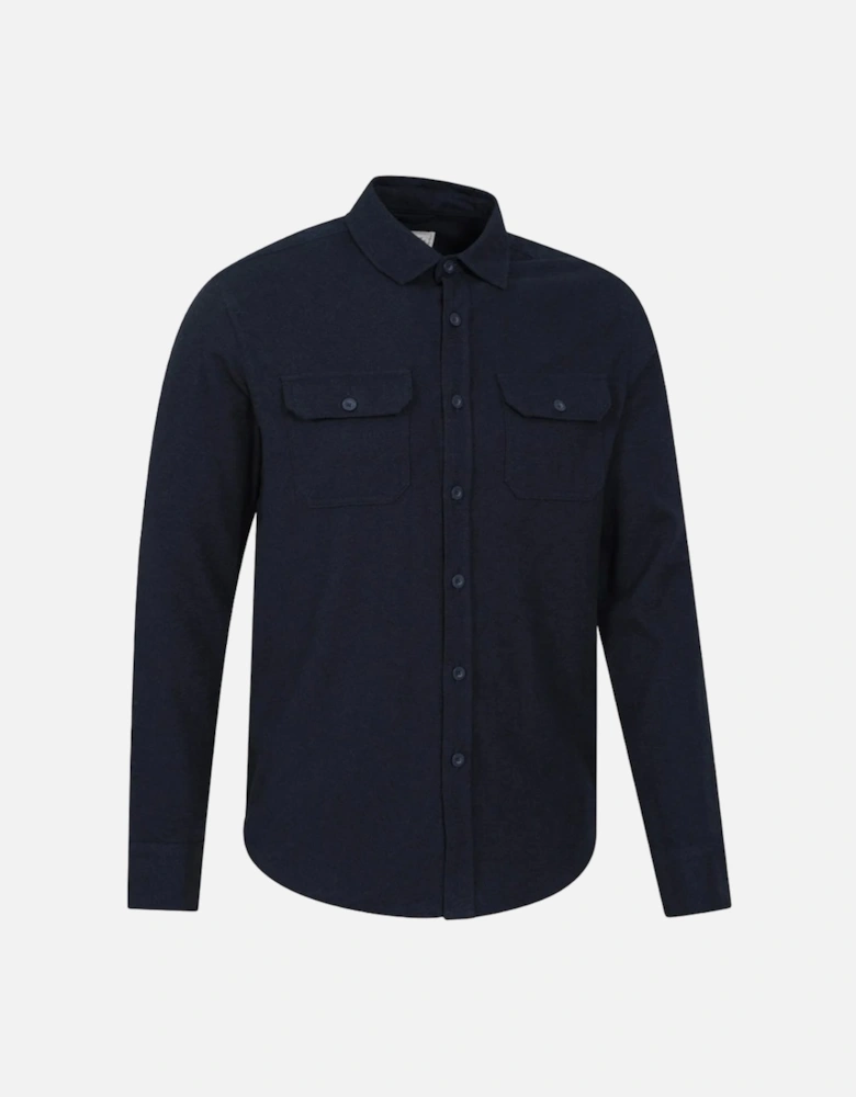 Mens Trace Flannel Long-Sleeved Shirt