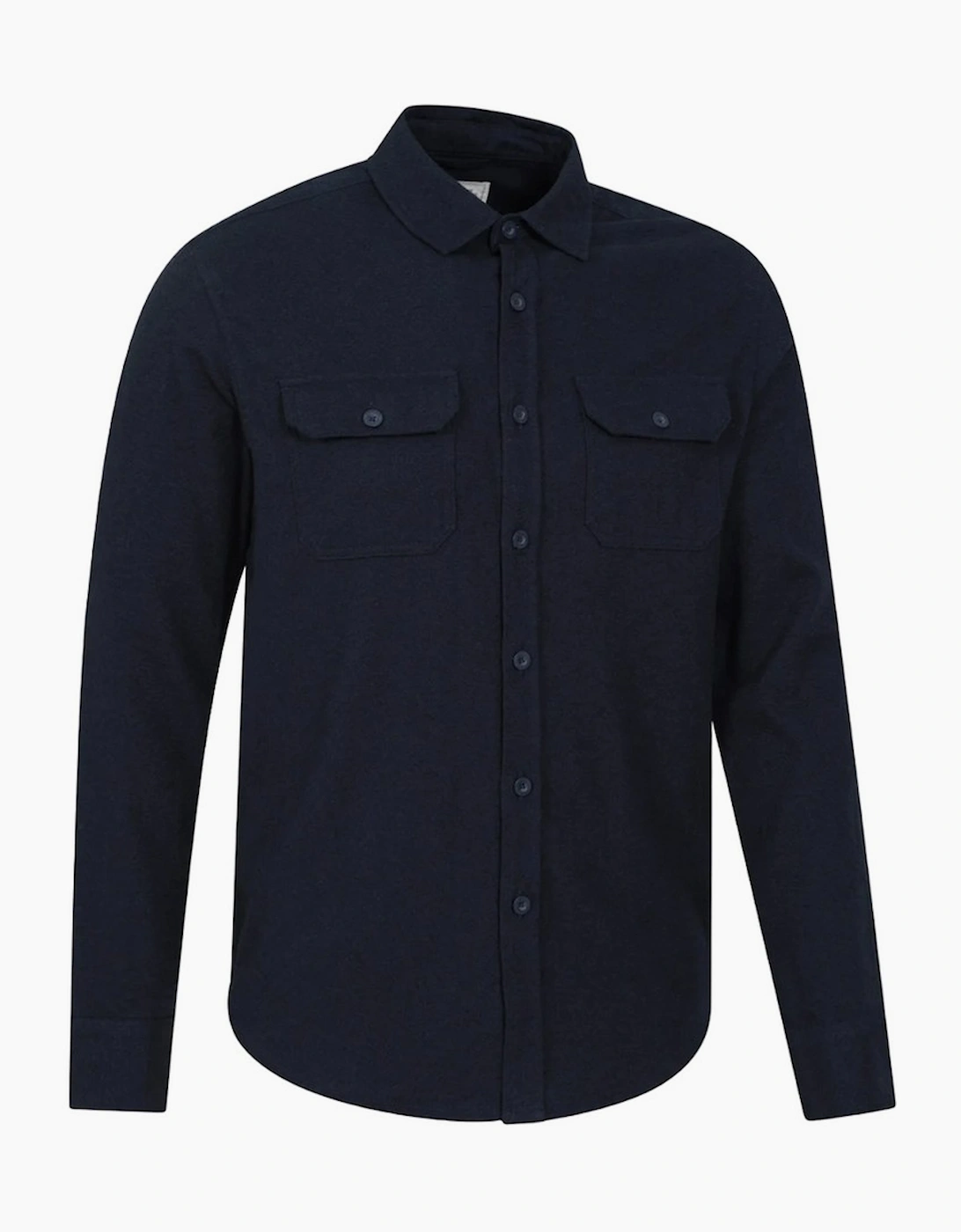 Mountain Warehouse Men's Mountain Warehouse Mens Trace Flannel Long-Sleeved Shirt - Navy