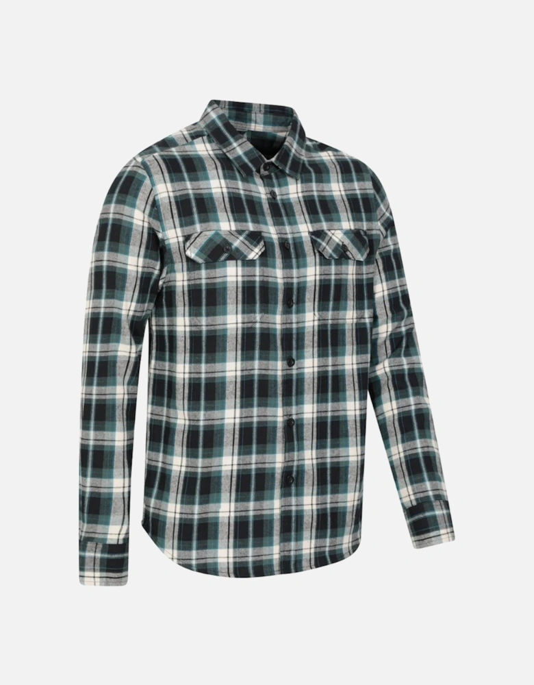 Mens Trace Flannel Long-Sleeved Shirt