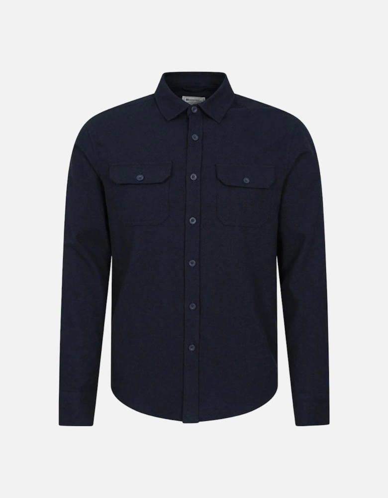 Mens Trace Flannel Long-Sleeved Shirt