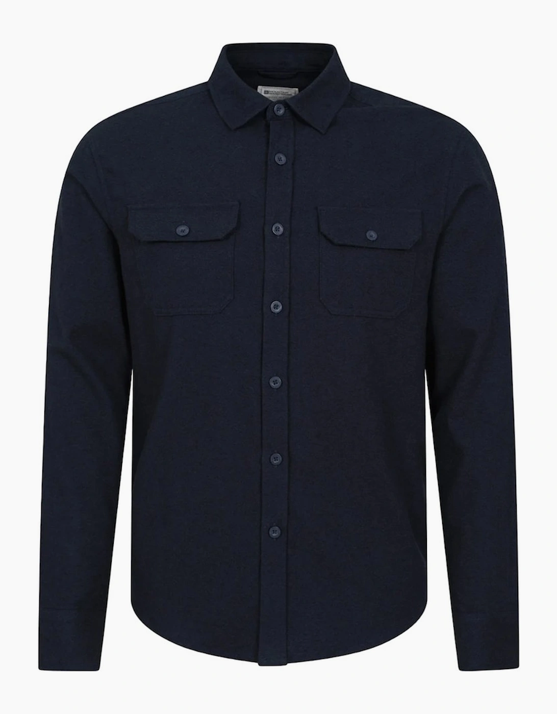 Mountain Warehouse Men's Navy Trace Flannel Long-Sleeved Shirt - : Regular/34 Xs