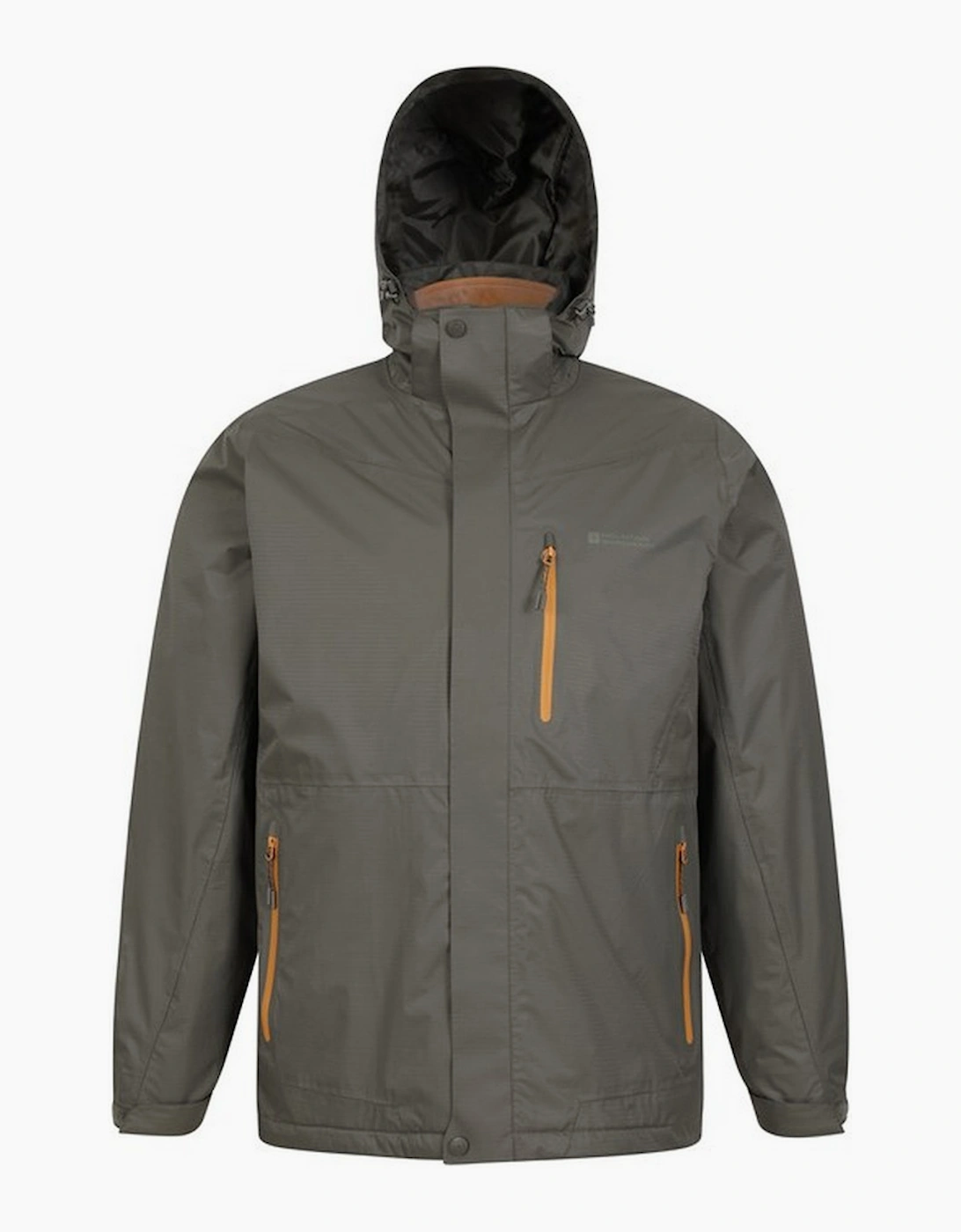 Mountain Warehouse Men's Green Bracken Extreme 3 In 1 Waterproof Jacket  Regular/32 Xxs
