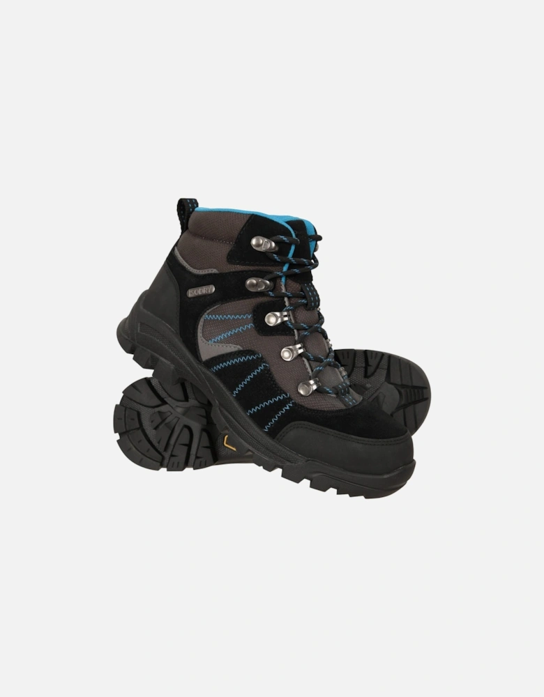 Childrens/Kids Edinburgh Suede IsoGrip Waterproof Hiking Boots