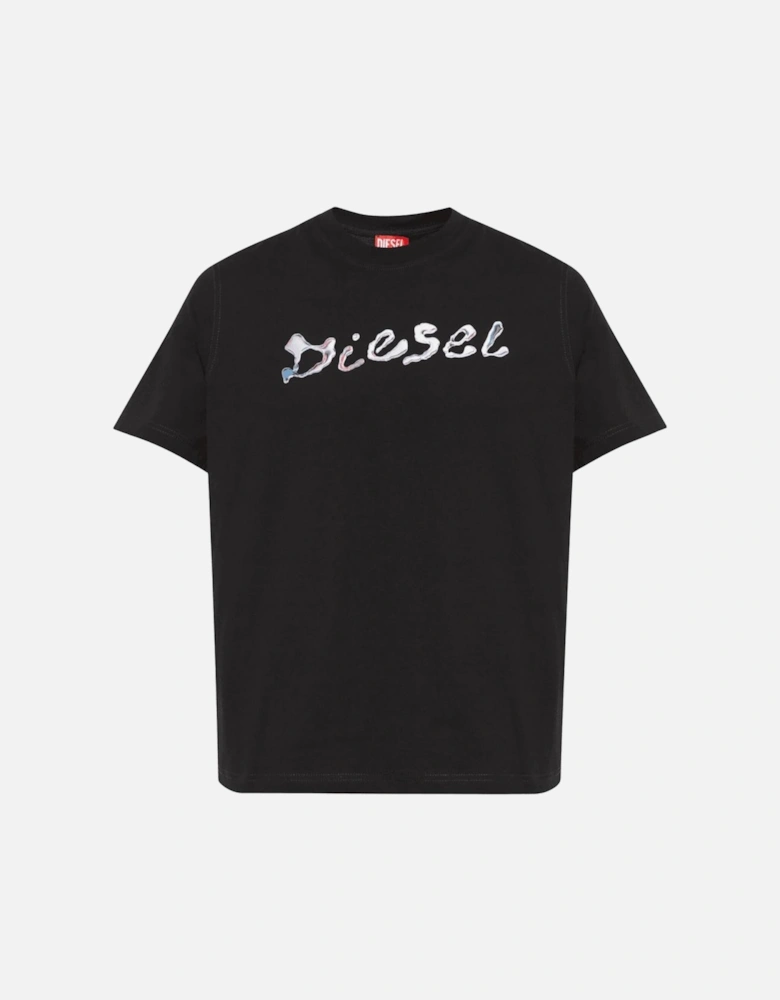 T-Adjust-K16 Foil Logo Black T-Shirt